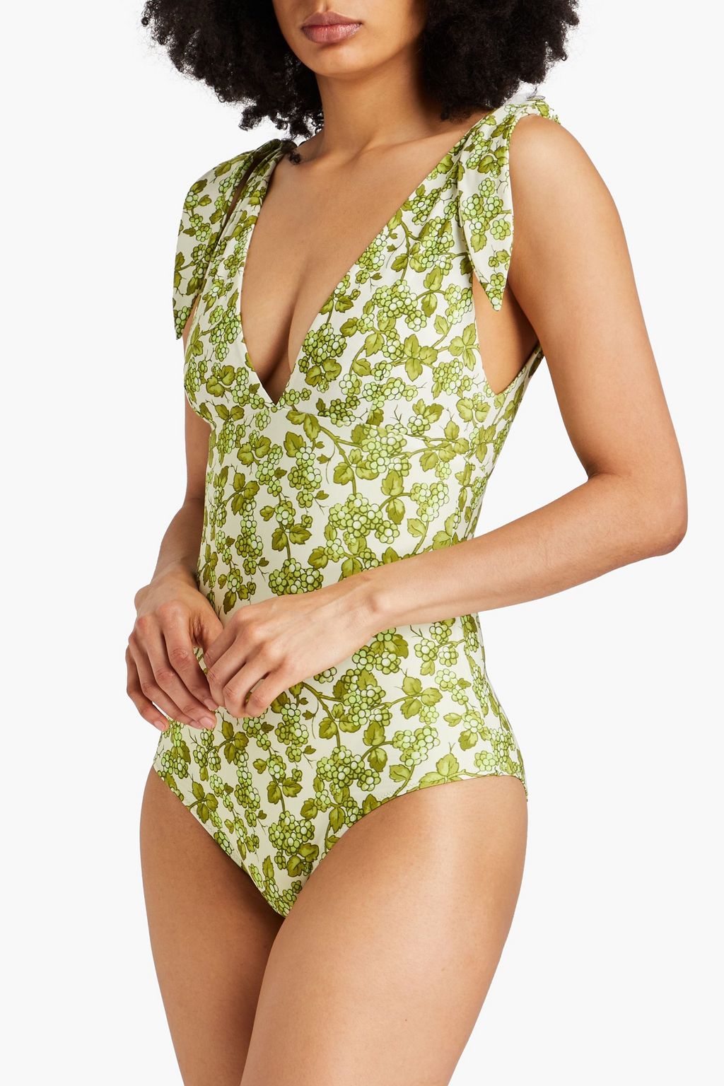 ETRO Printed halterneck swimsuit