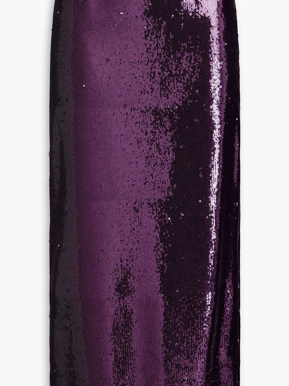 sequined tulle midi skirt