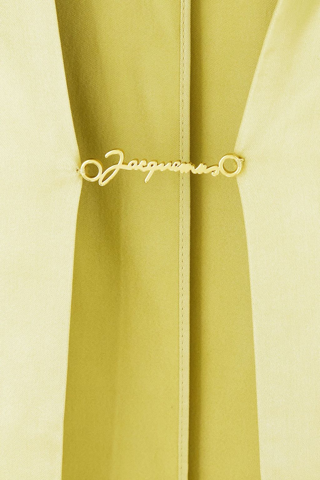 JACQUEMUS Embellished satin top