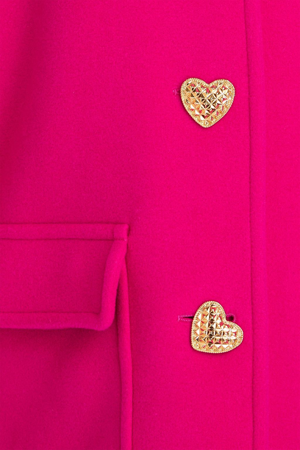 MOSCHINO معطف ممشّط من اللبّاد المصنوع من الصوف