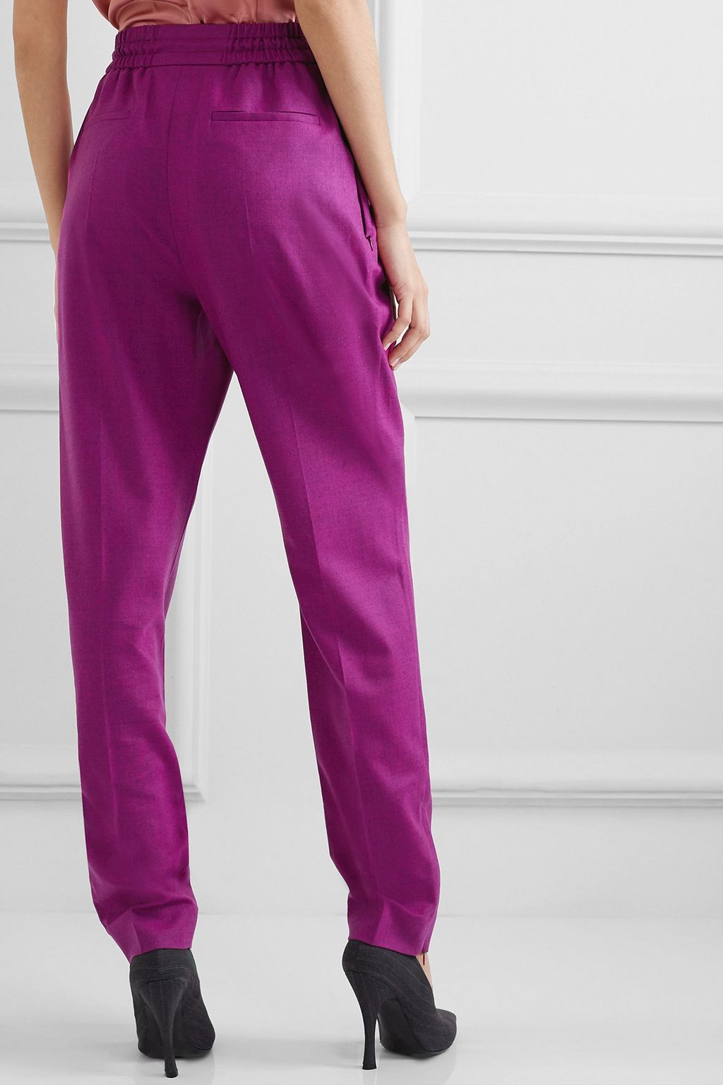 ROKSANDA Palmira wool-blend twill tapered pants