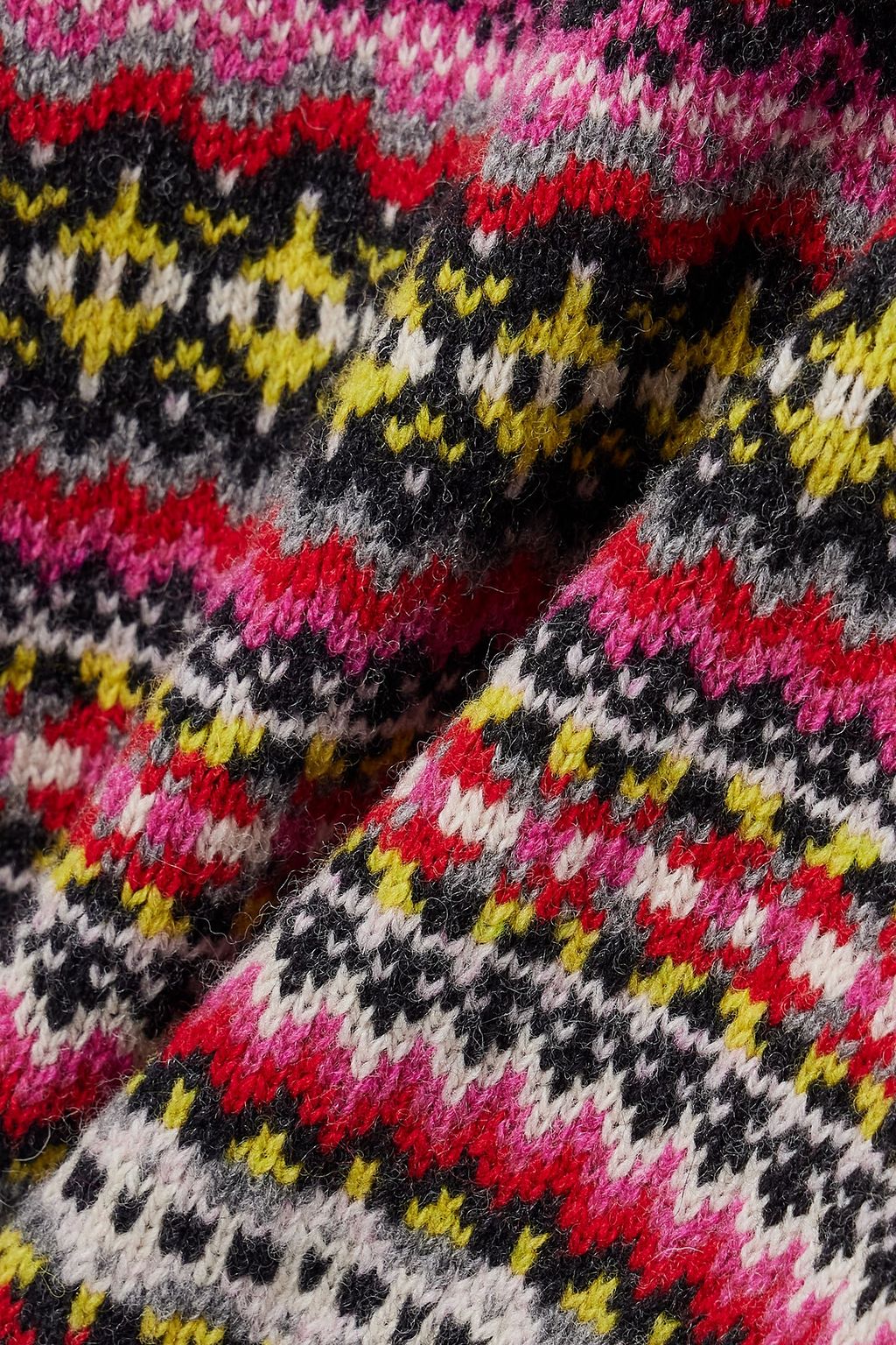 MOLLY GODDARD Jen Fair Isle intarsia wool vest