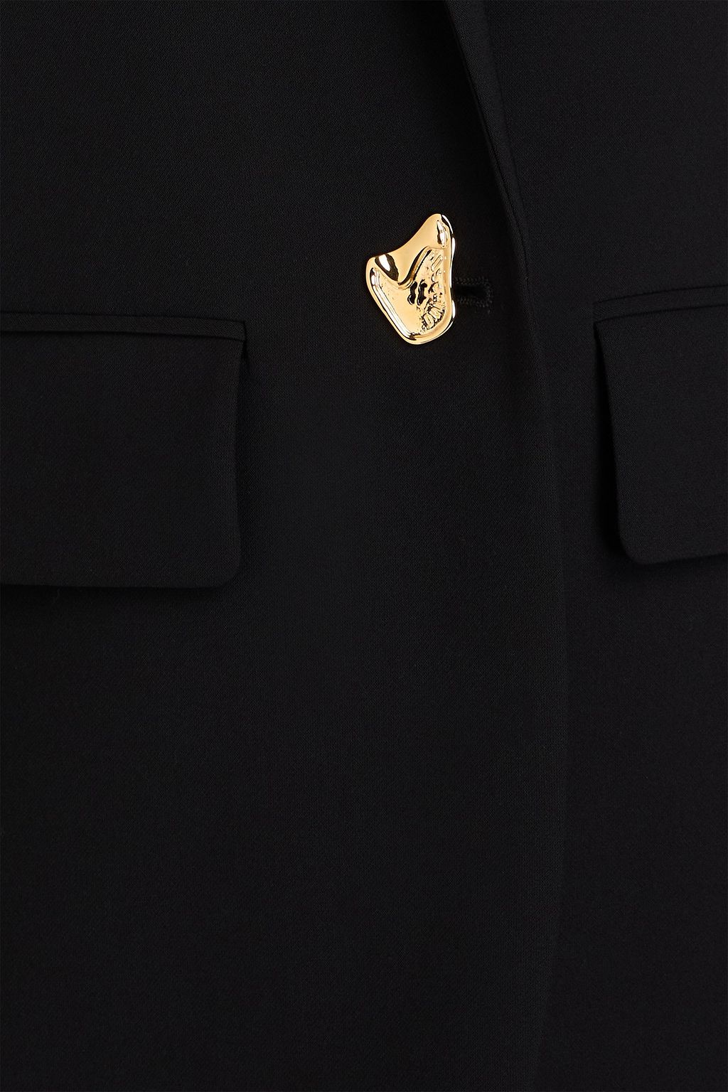 MOSCHINO بليزر من قماش كادي المصنوع من نسيج مطاط
