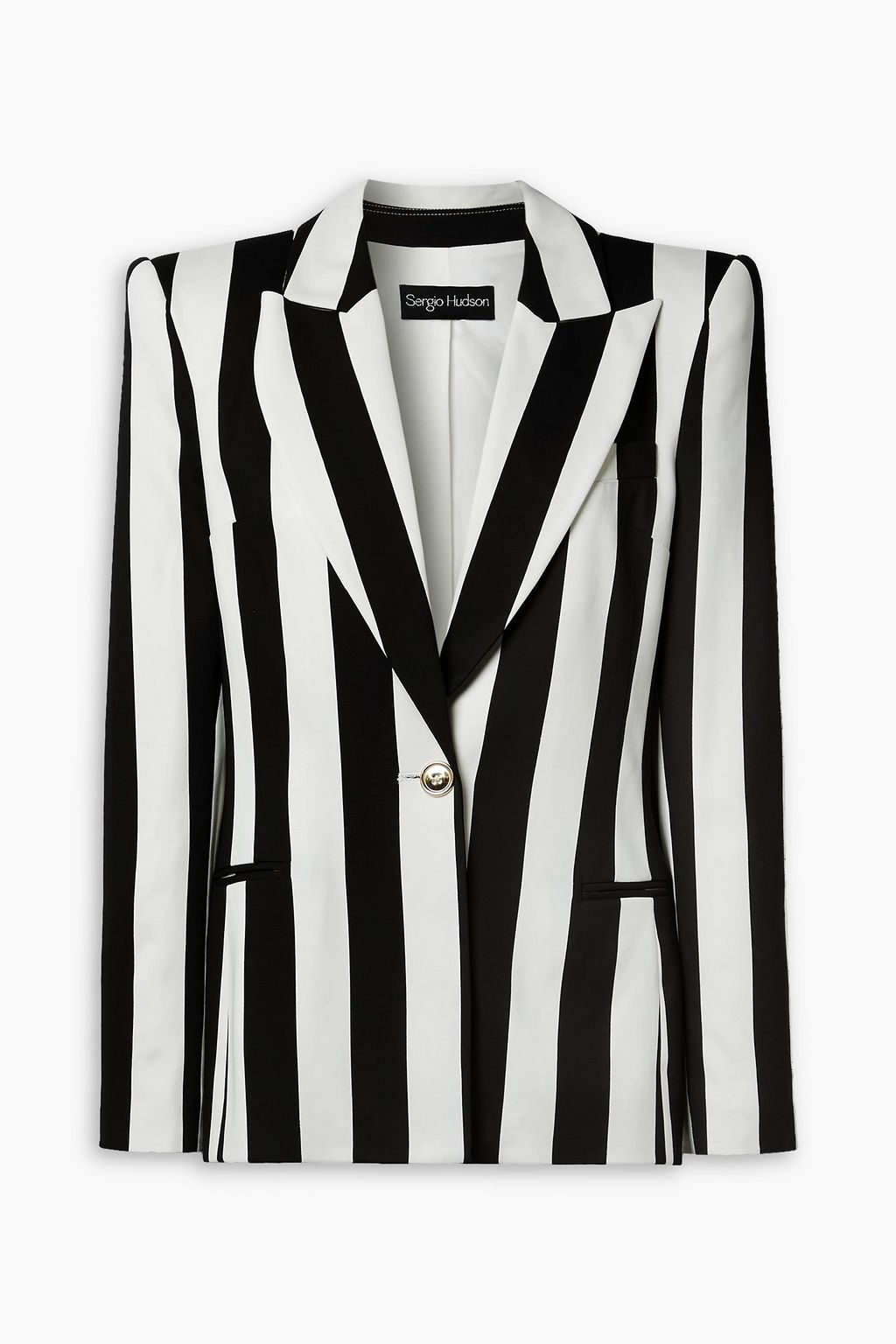Horizontal striped blazer discount