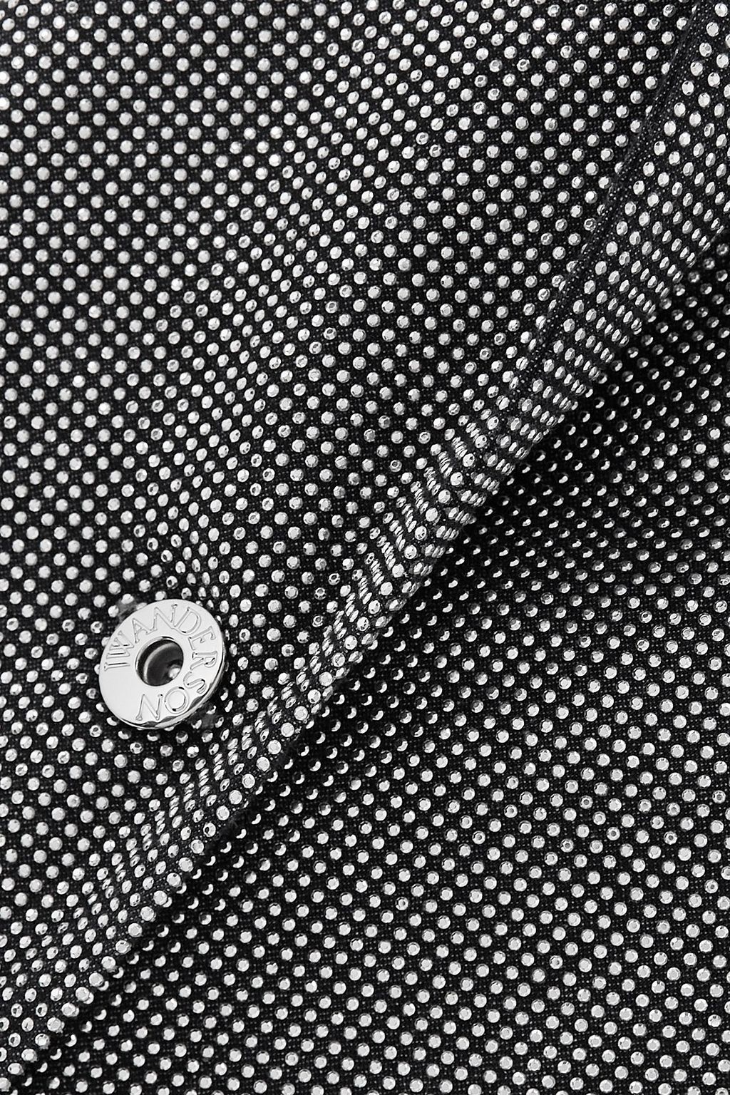 JW ANDERSON Crystal-embellished cotton-crepe blazer