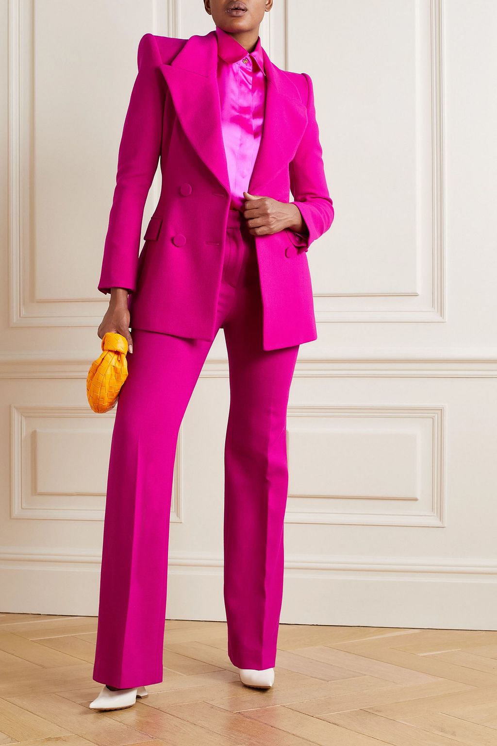 SERGIO HUDSON Double-breasted wool blazer