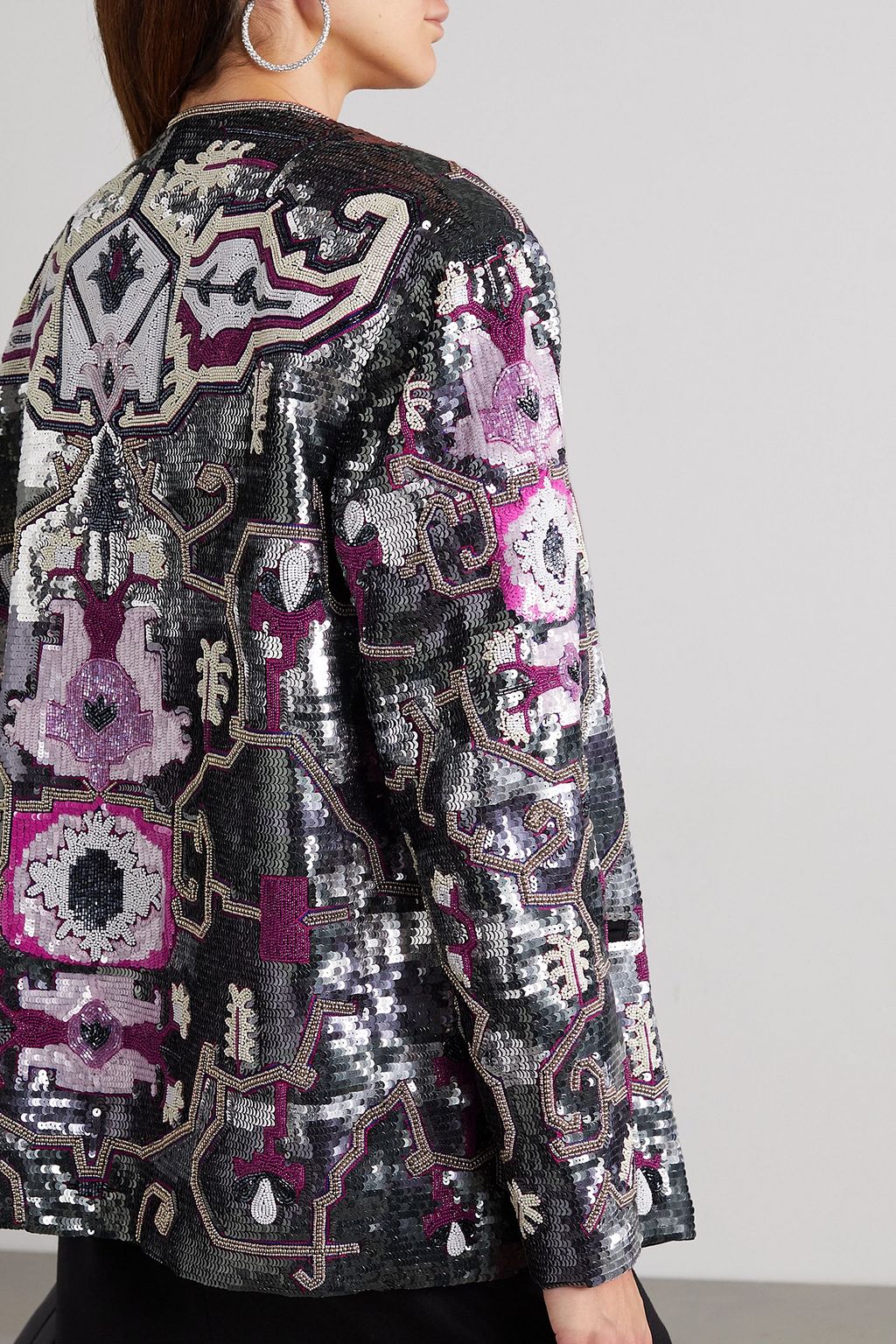 ISABEL MARANT جاكيت Helaklero من صوف مزركش