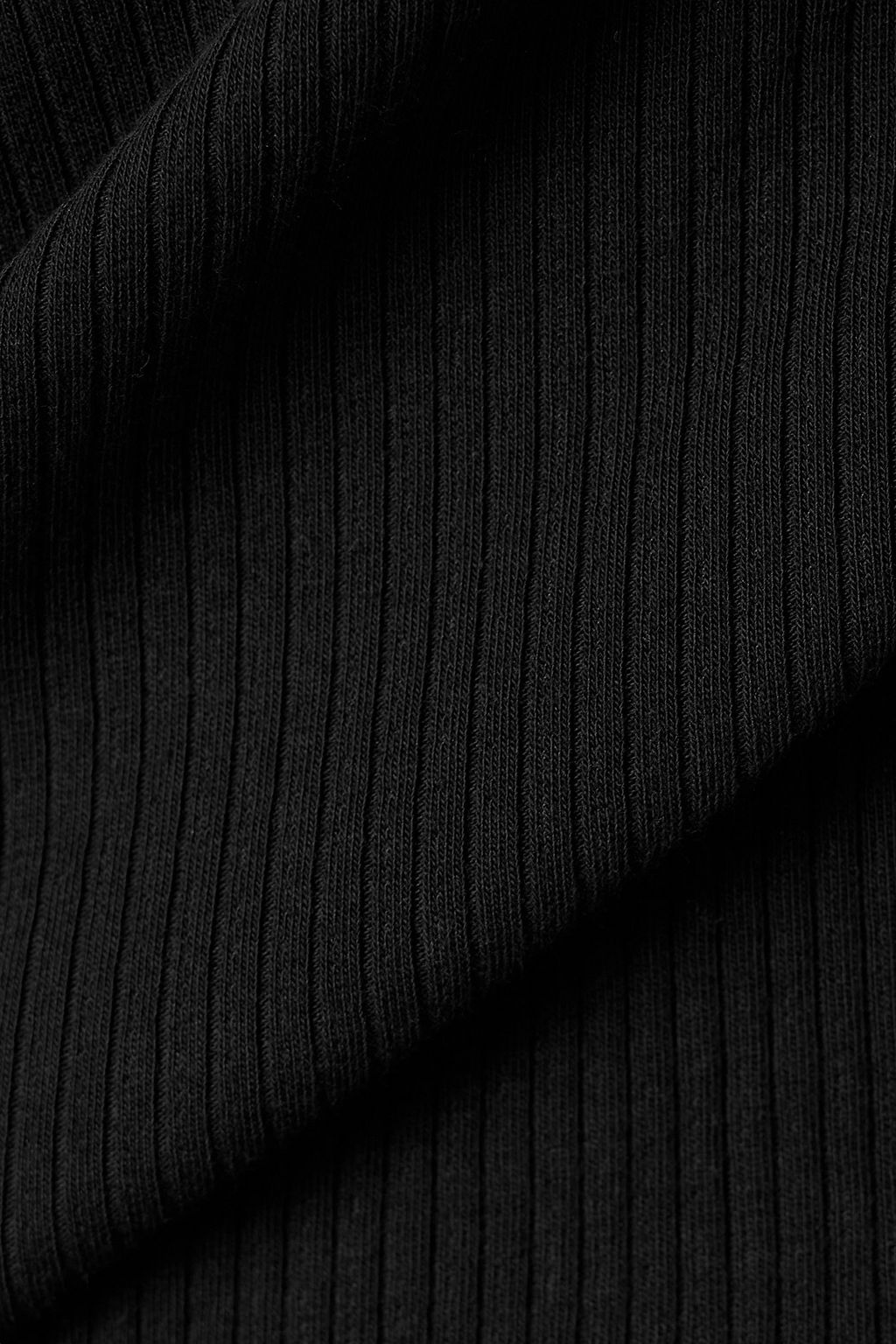 KHAITE Helene paneled ribbed stretch-cotton top