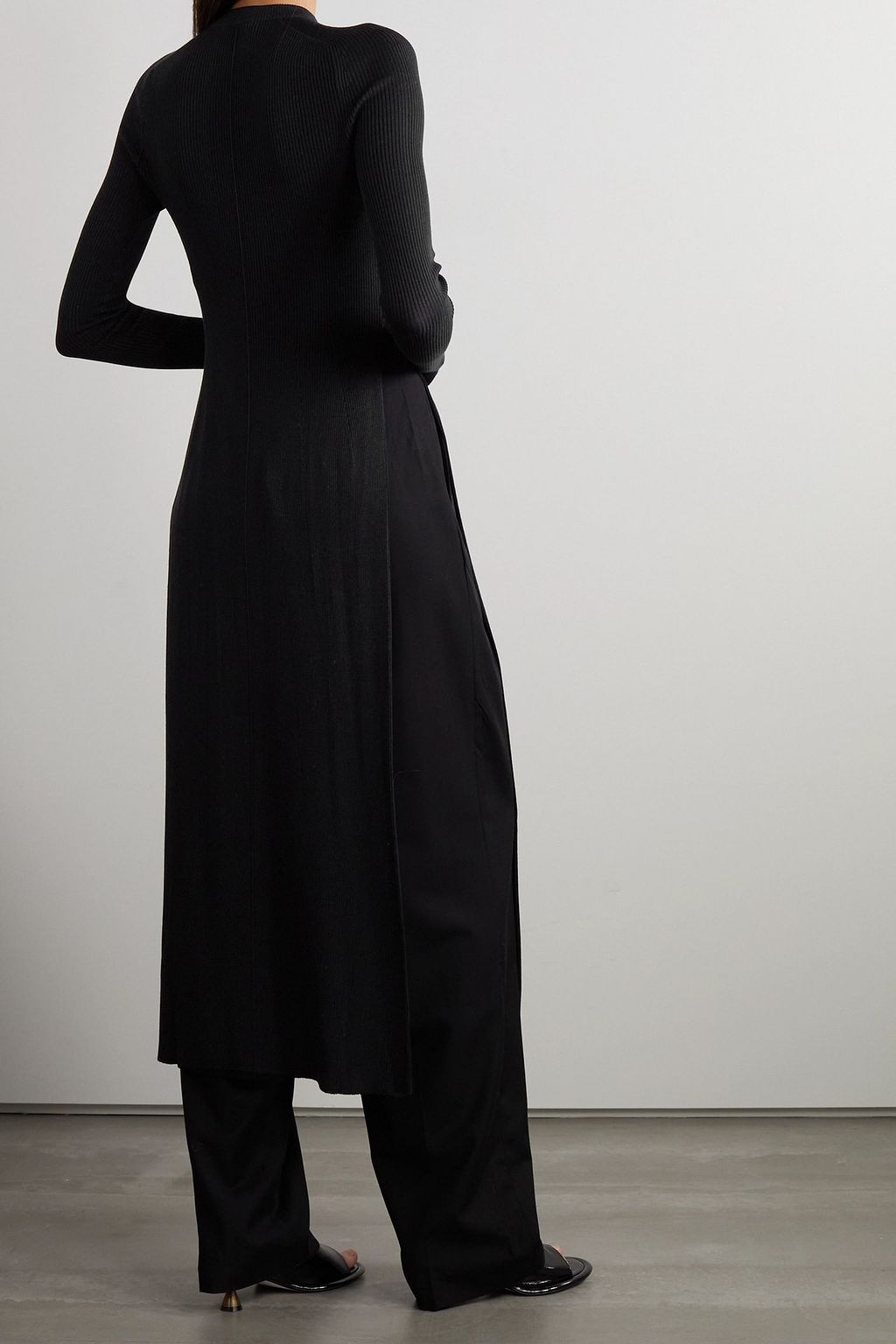 PETER DO تونيك Ao Dai من الحرير