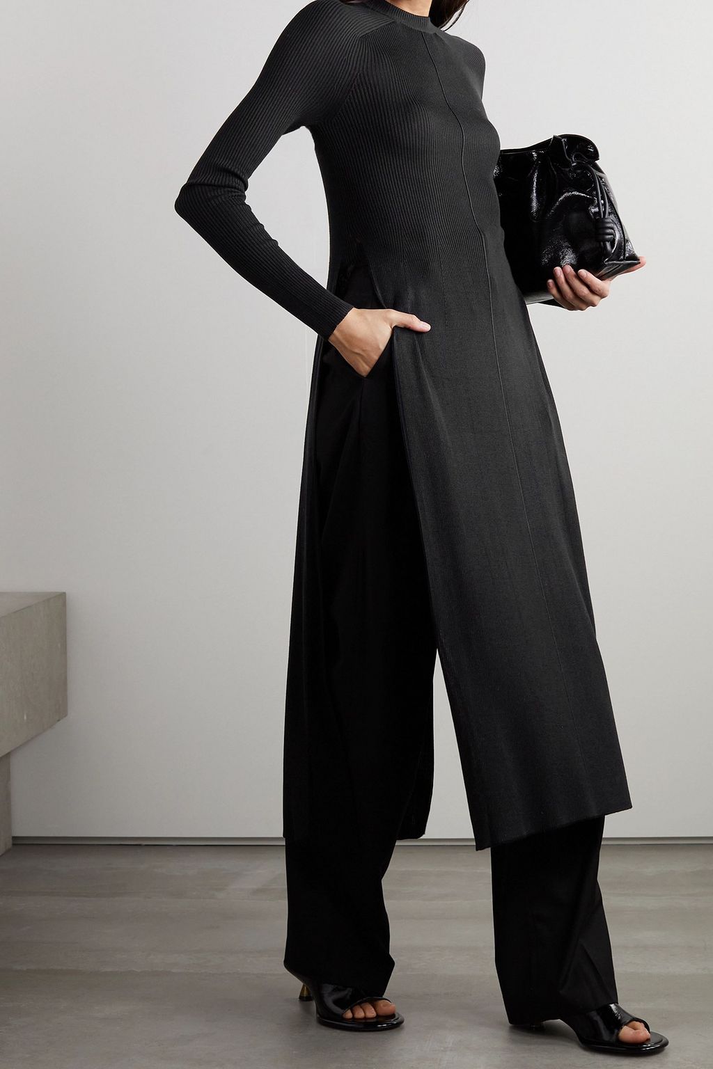 PETER DO تونيك Ao Dai من الحرير