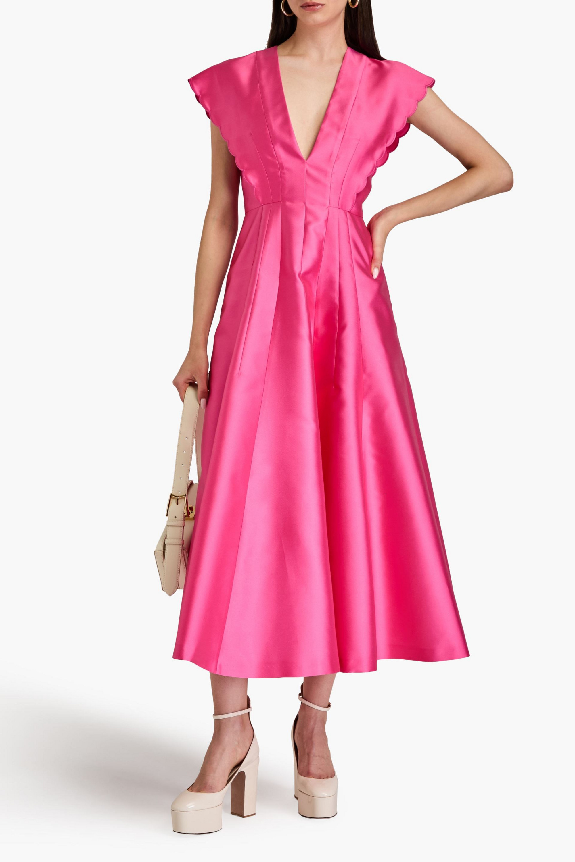 Philosophy di Lorenzo Serafini Mikado midi dress
