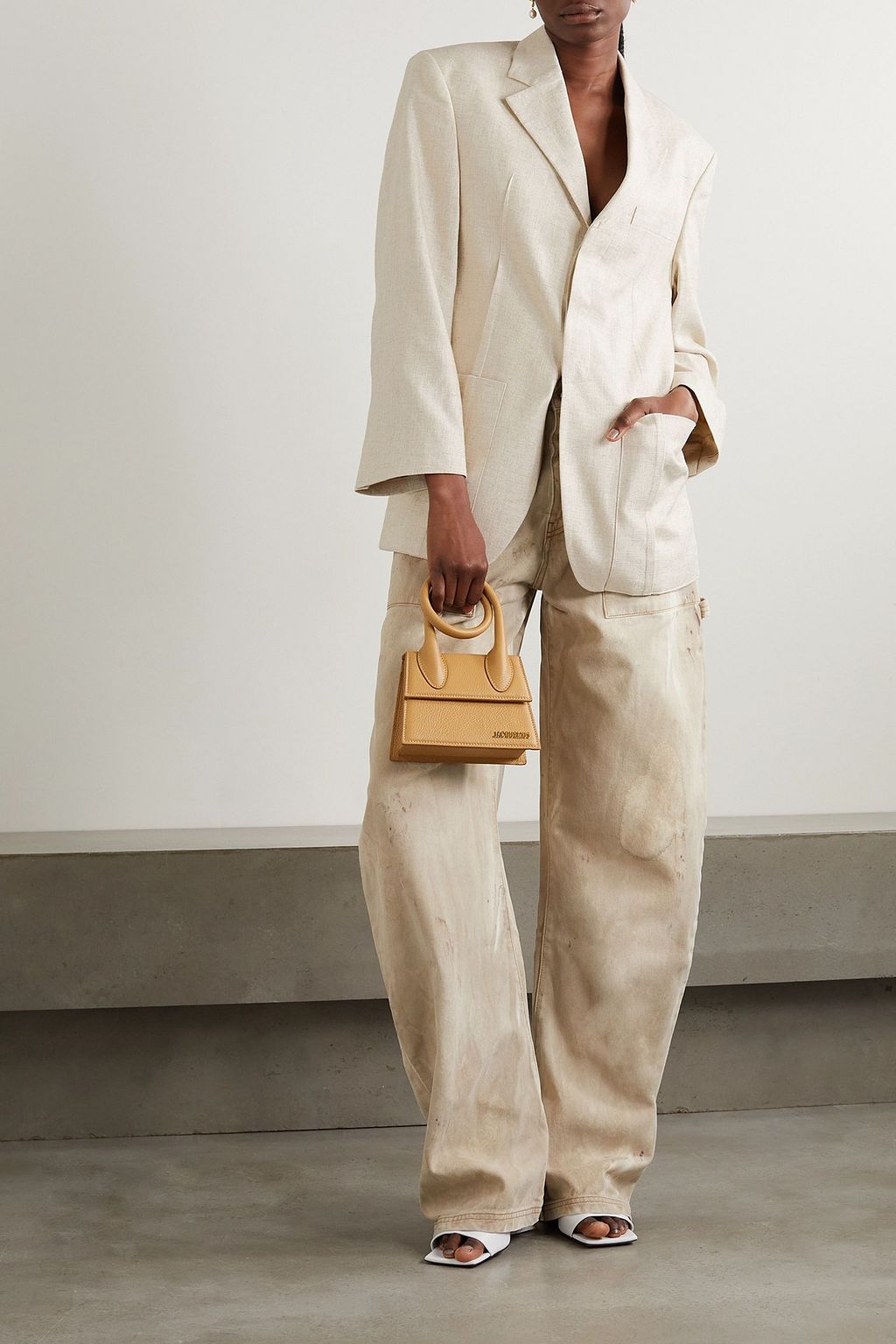 JACQUEMUS بليزر D'Homme من التويل