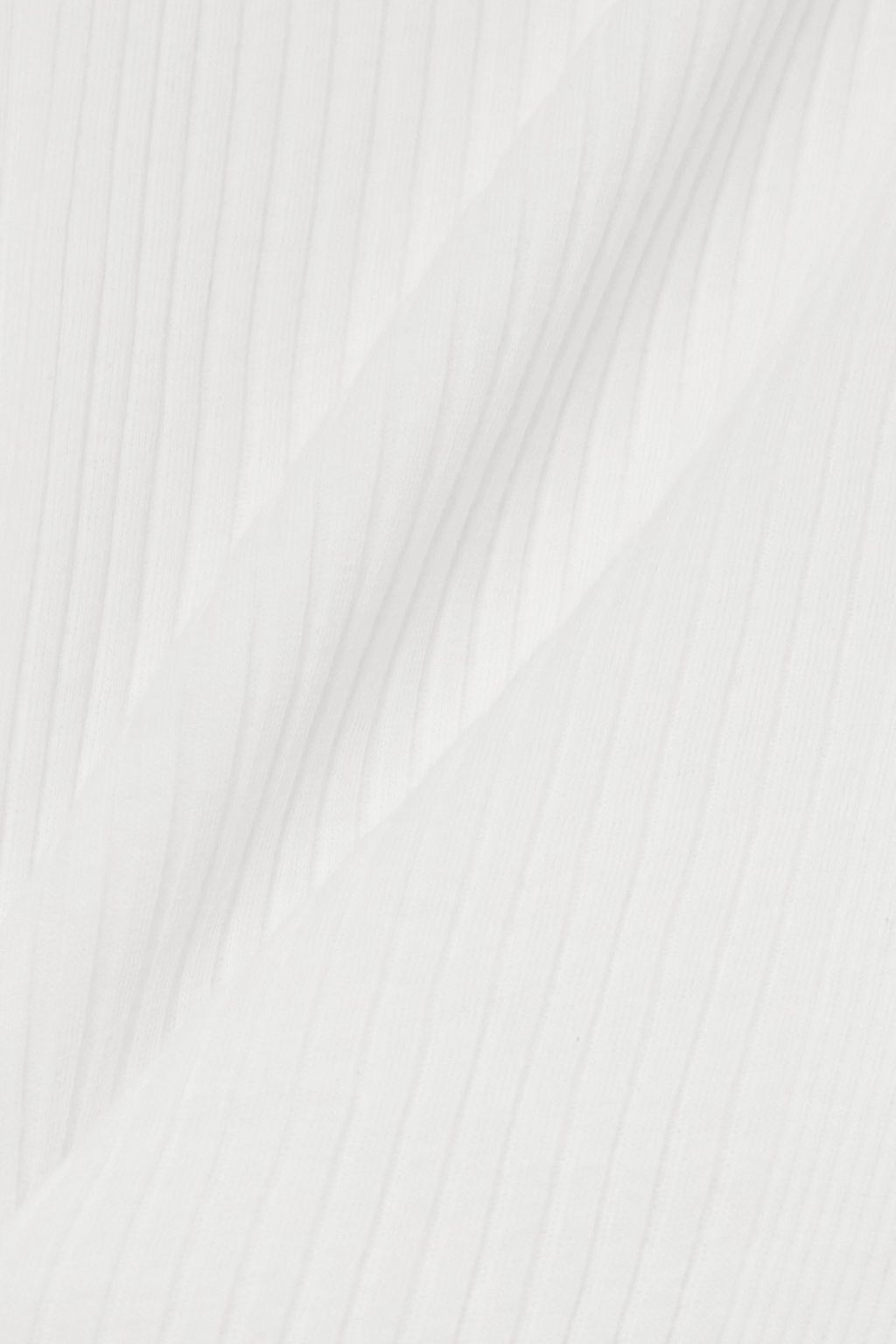 JACQUEMUS Caraco ribbed cotton bodysuit