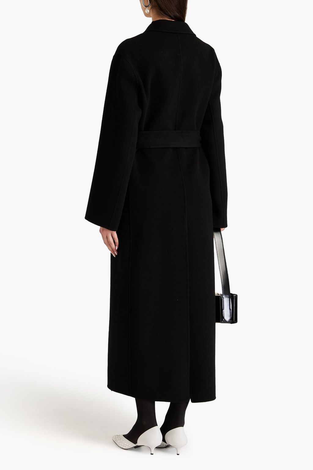 PHILOSOPHY DI LORENZO SERAFINI Belted wool-felt coat