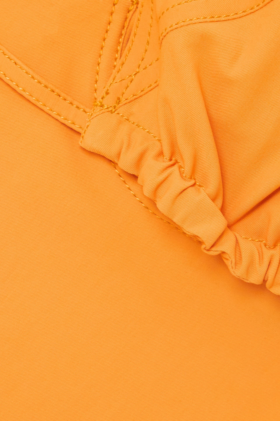 Jacquemus Hielo Cutout Draped Wool-blend Halterneck Mini Dress In Orange