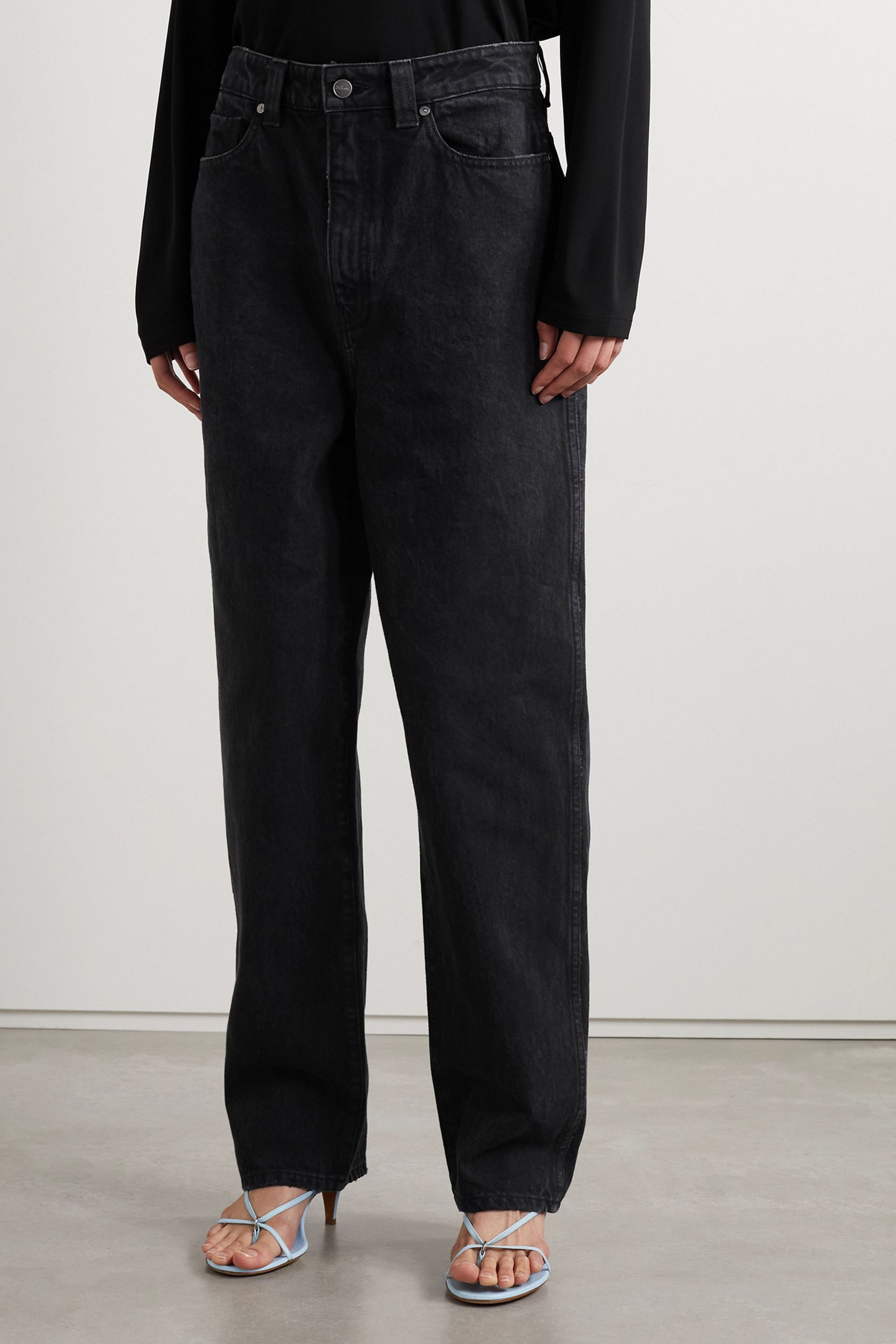 KHAITE Martin high-rise straight-leg jeans