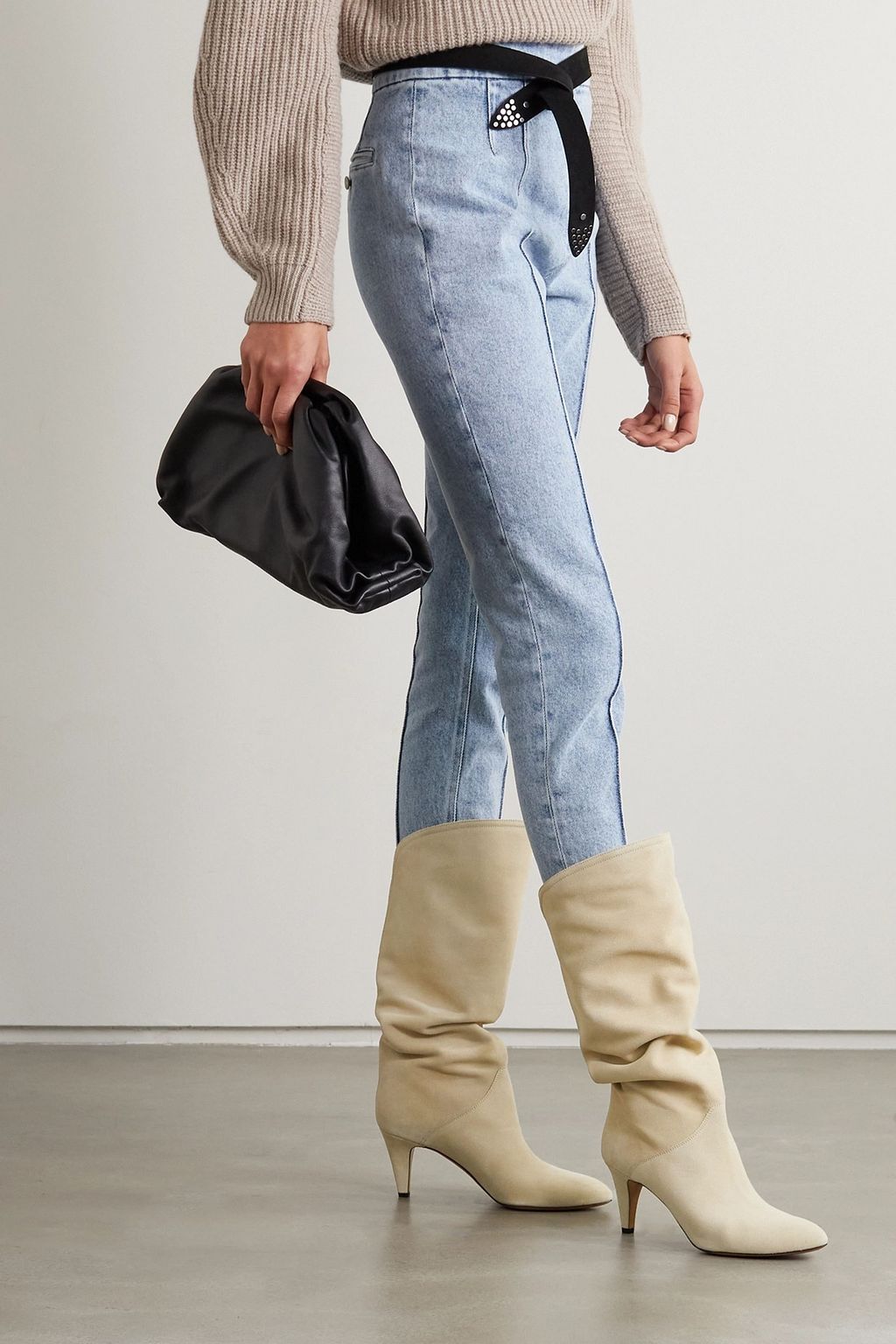 ISABEL MARANT Laylis 75 suede knee boots