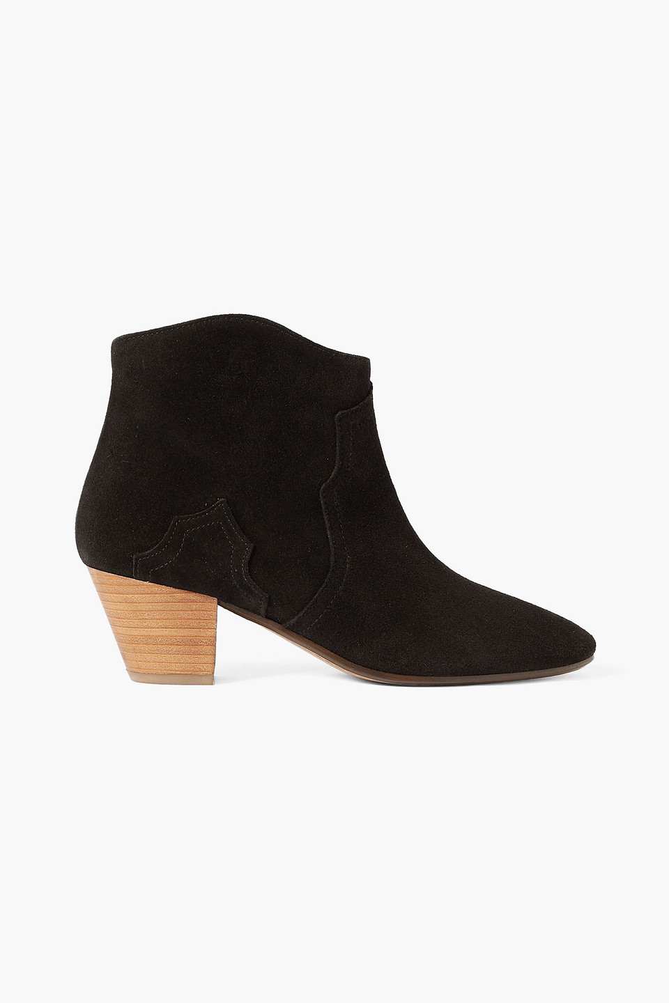 Isabel Marant Dicker Ankle Boots In Black Suede In Schwarz