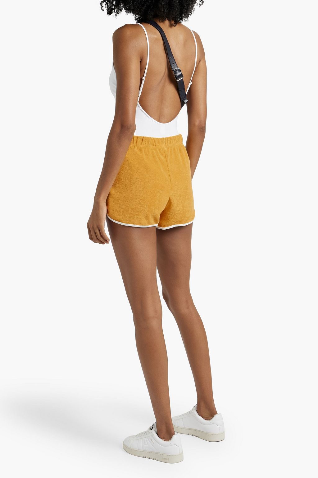 RE/DONE Cotton-blend terry shorts