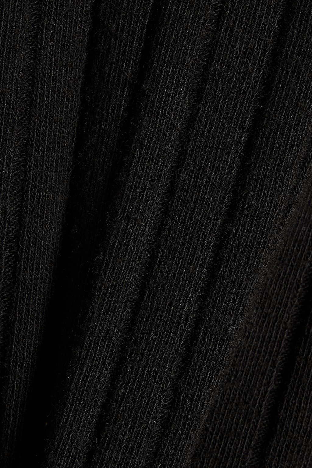 RE/DONE BY HANES Cropped ribbed hemp-blend jersey tank