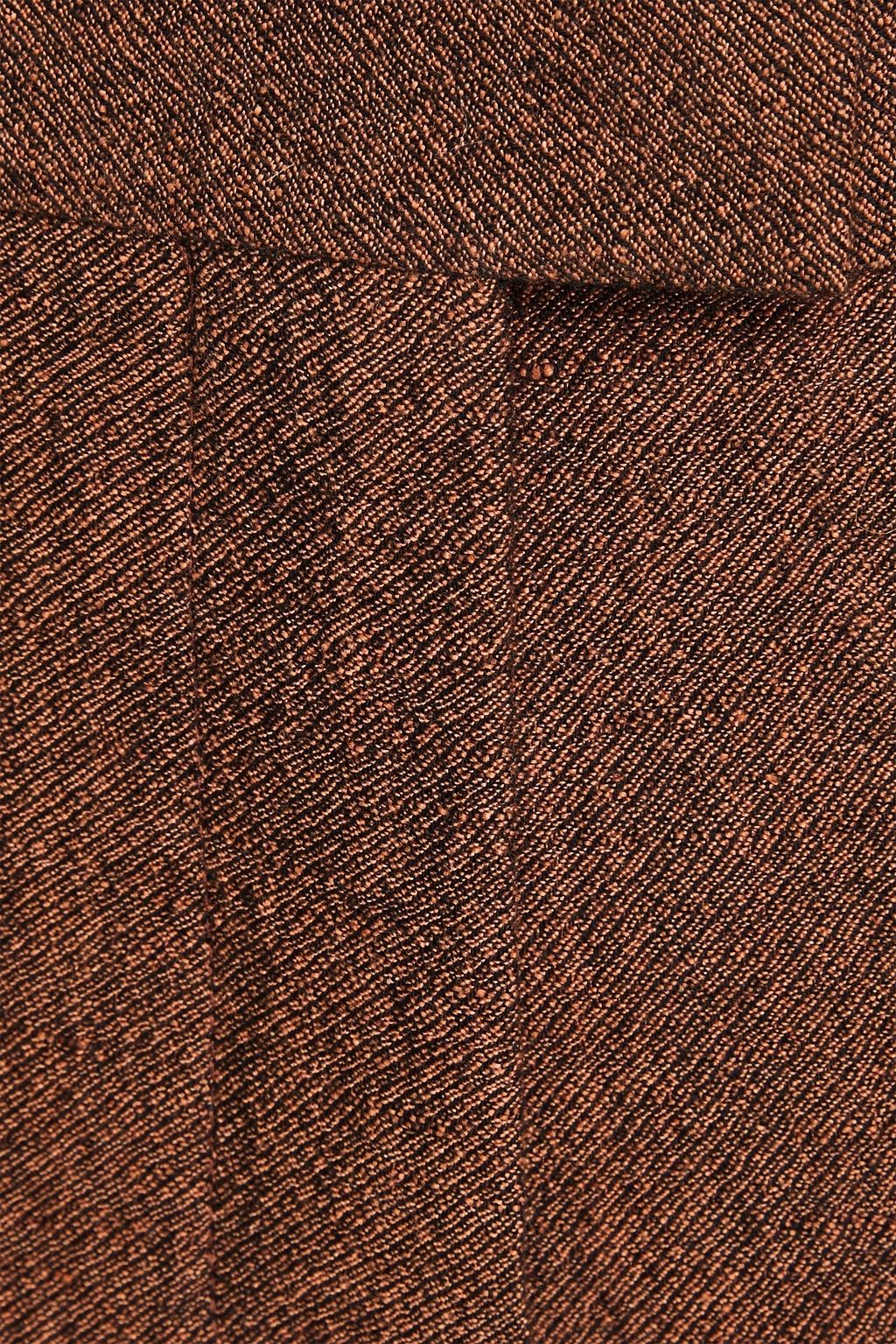 ACNE STUDIOS 리넨 울 혼방 개버딘 스트레이트 레그 팬츠