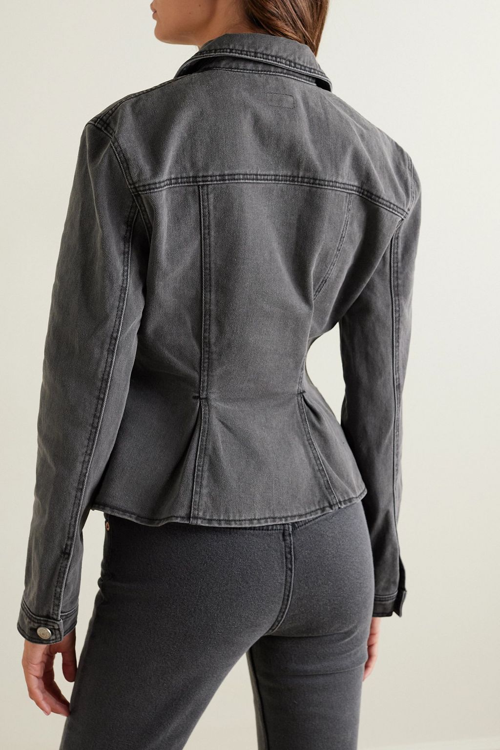 MAGDA BUTRYM Denim peplum jacket