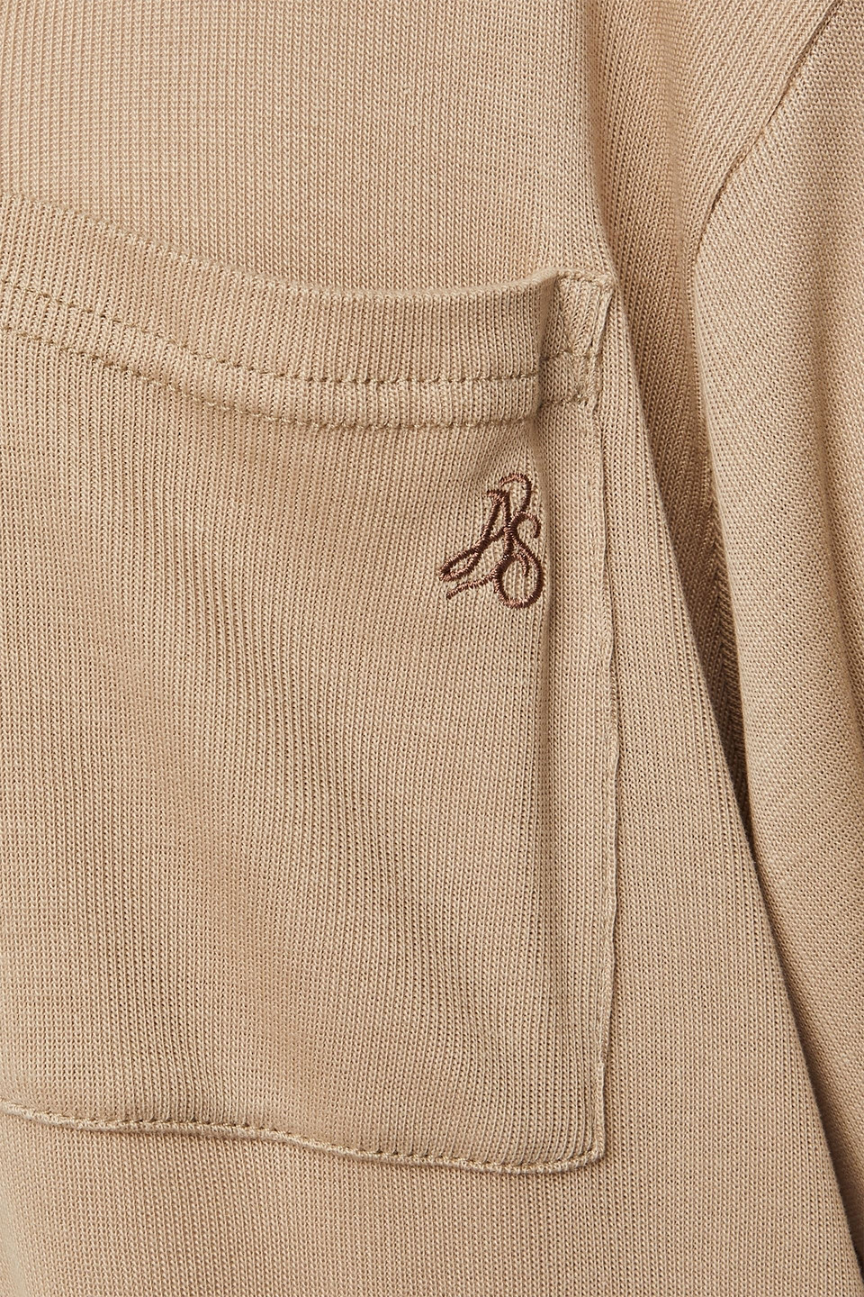 Acne Studios Ribbed Lyocell Turtleneck Top In Beige