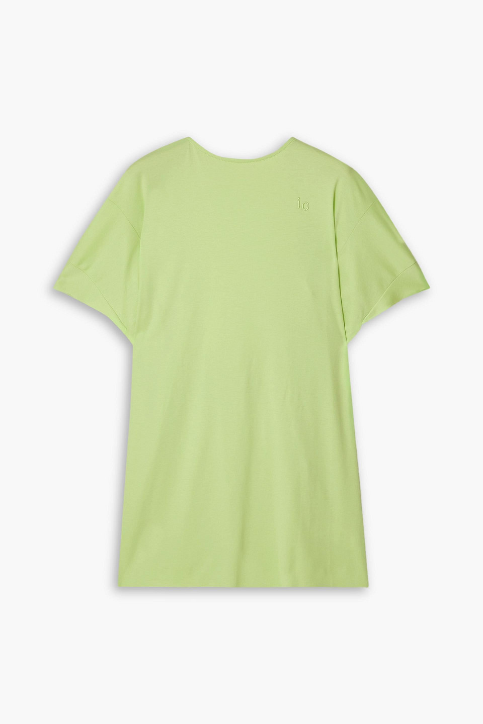 Camilla open-back embroidered cotton-jersey T-shirt
