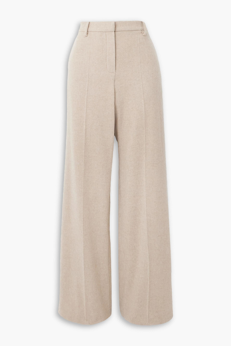 Magda Butrym Cashmere Wide-leg Pants In Beige