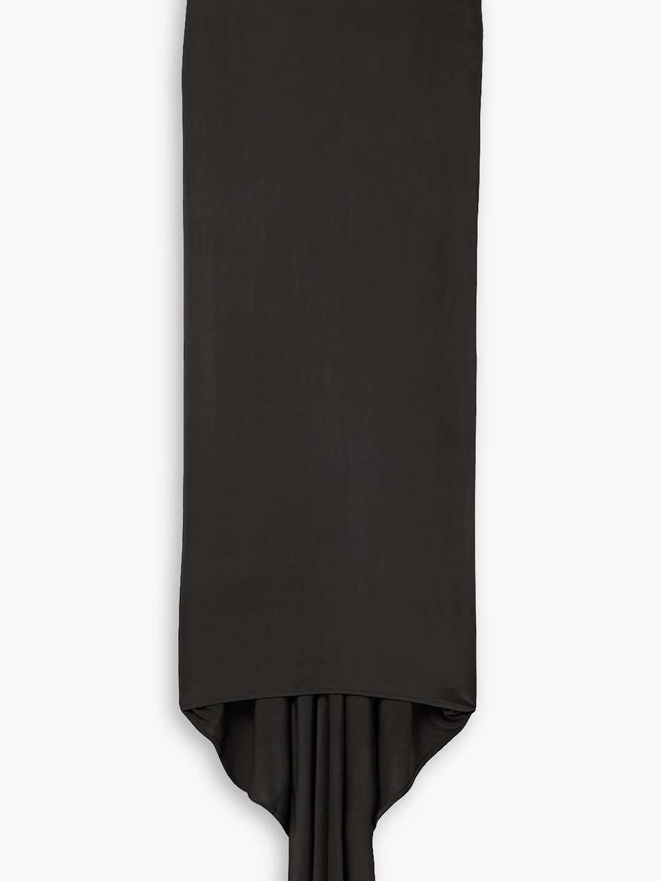 asymmetric jersey maxi skirt