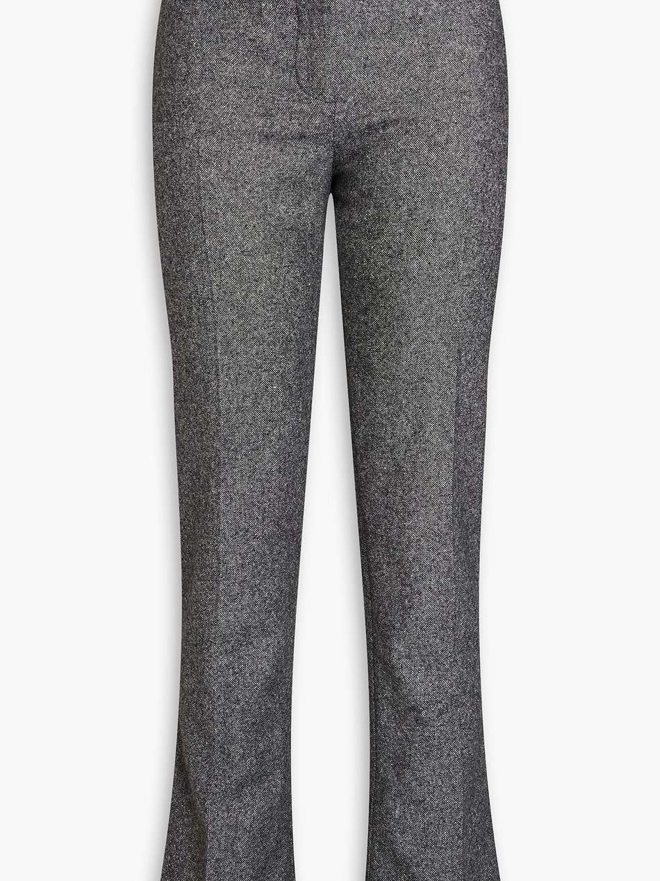 tweed bootcut pants