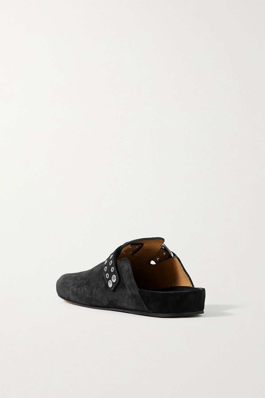ISABEL MARANT Mirvin buckled suede slippers