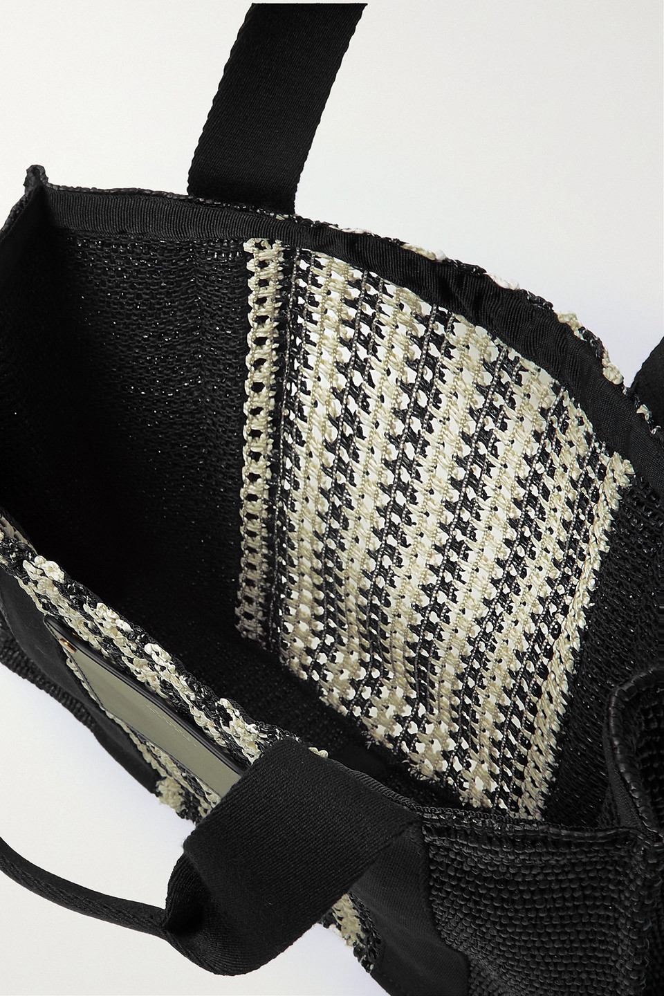 Isabel Marant Aruba Small Grosgrain-trimmed Crocheted Cotton-blend Shoulder Bag