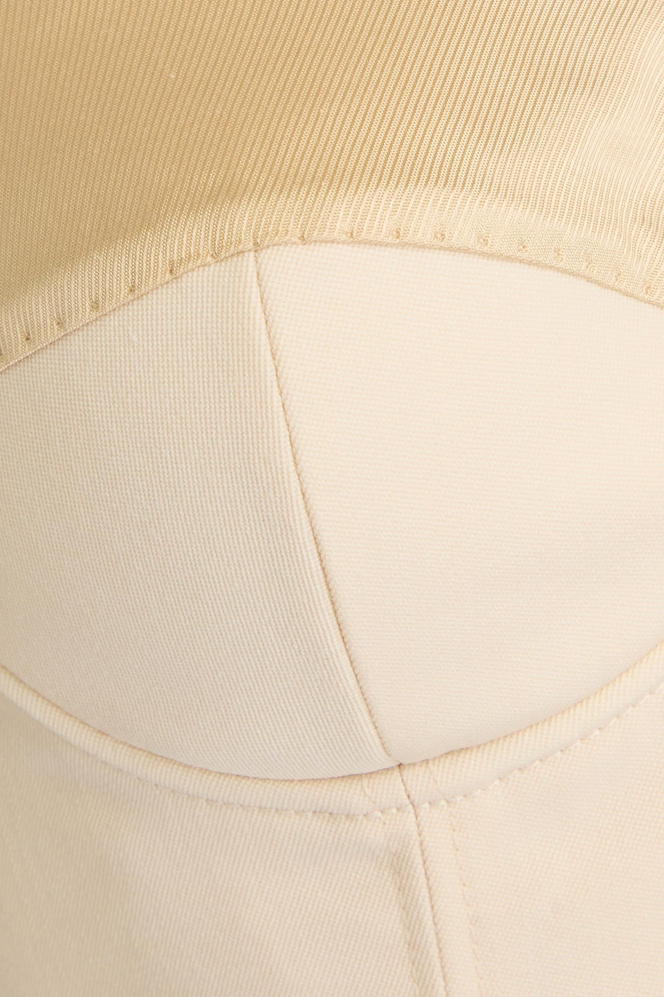 Moschino Cropped Tank Top In Beige