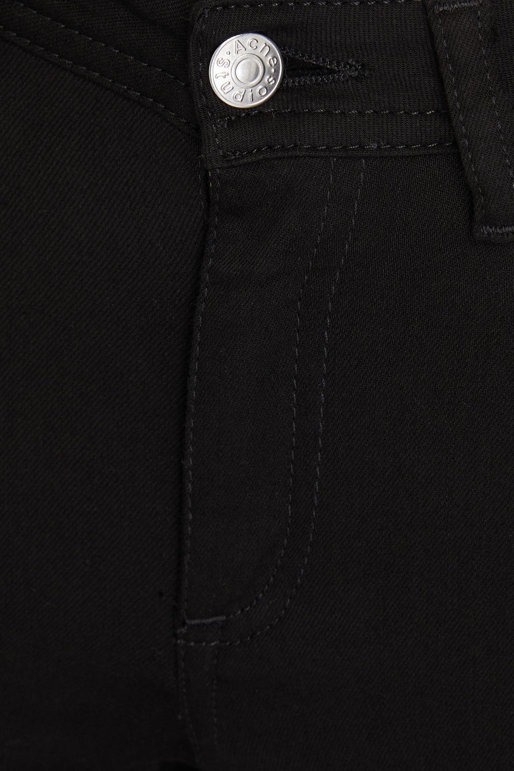 ACNE STUDIOS BLÅ KONST جينز بأرجل ضيقة وخصر مرتفع