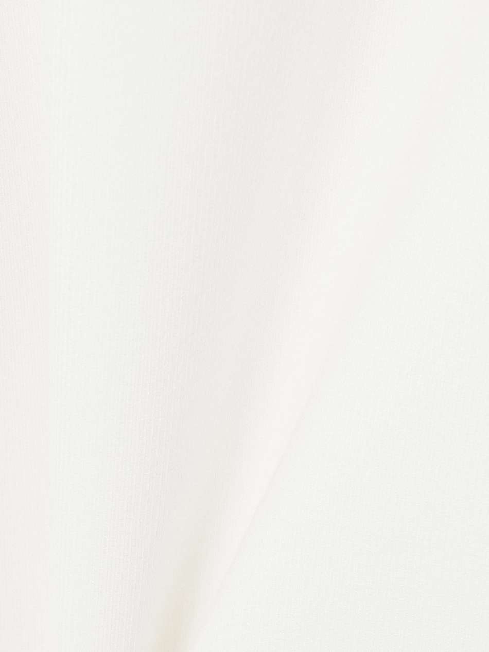 croissant ruffled taffeta and stretch-knit mini dress