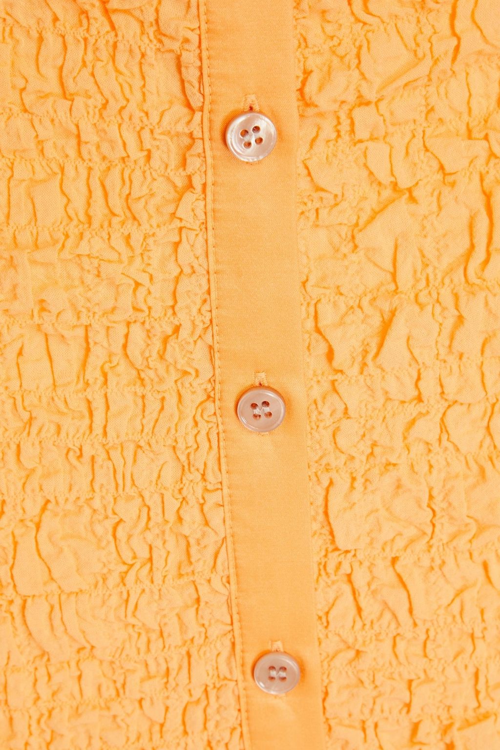 ACNE STUDIOS تنورة متوسطة الطول من مزيج القطن المجعّد