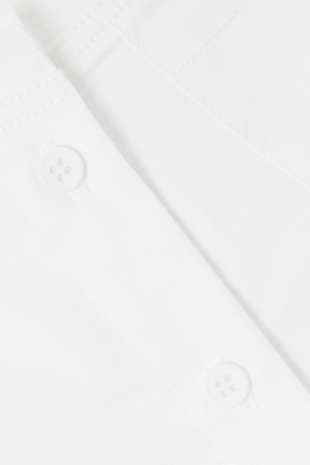JACQUEMUS Peplo off-the-shoulder stretch-cotton poplin shirt