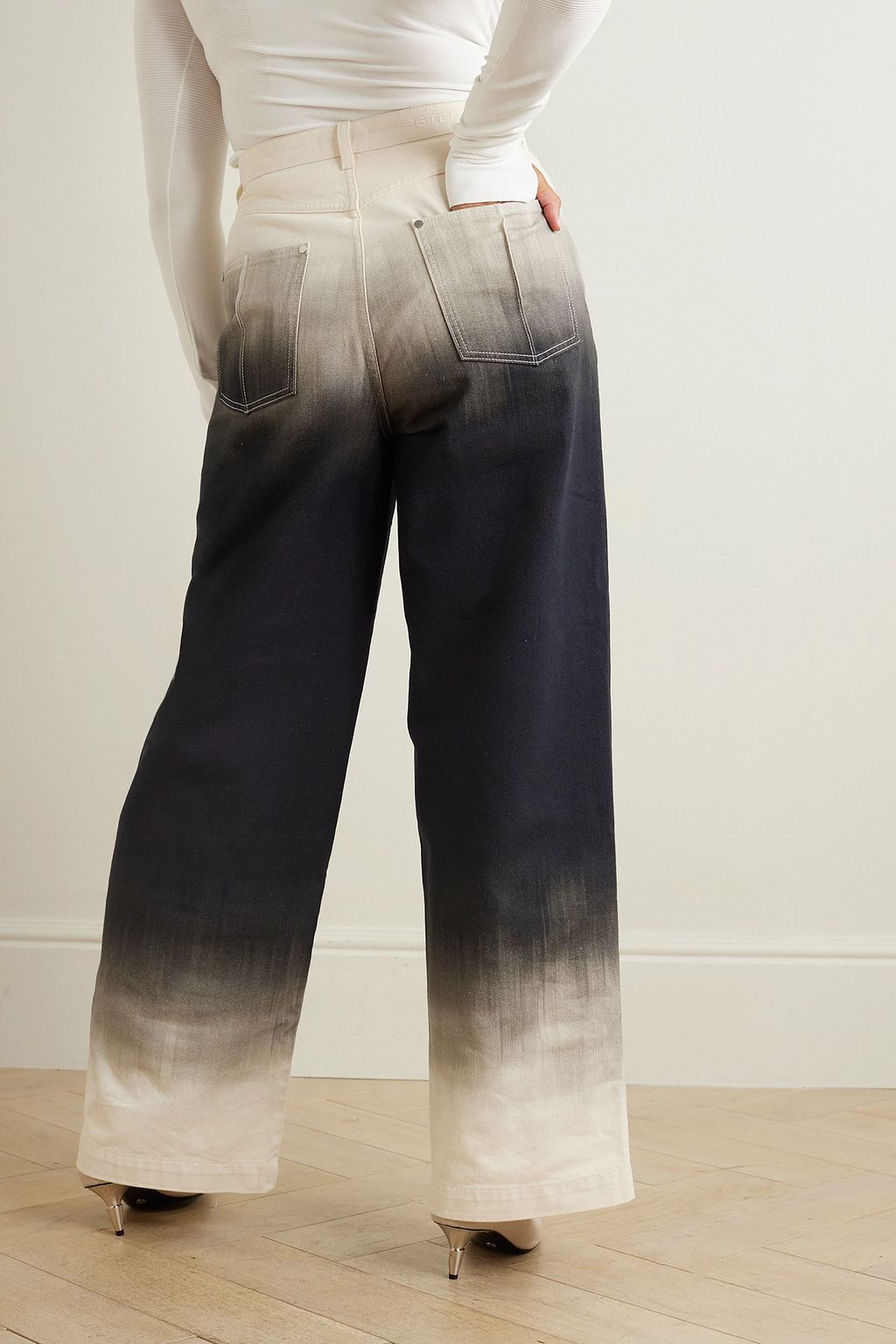 PETER DO High-rise wide-leg jeans