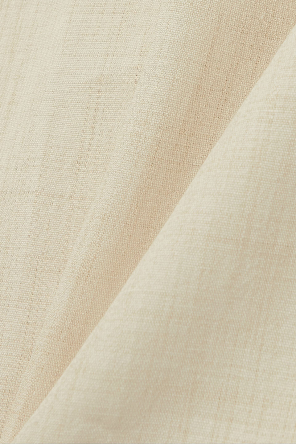 JACQUEMUS LACE-UP LINEN-BLEND STRAIGHT-LEG PANTS