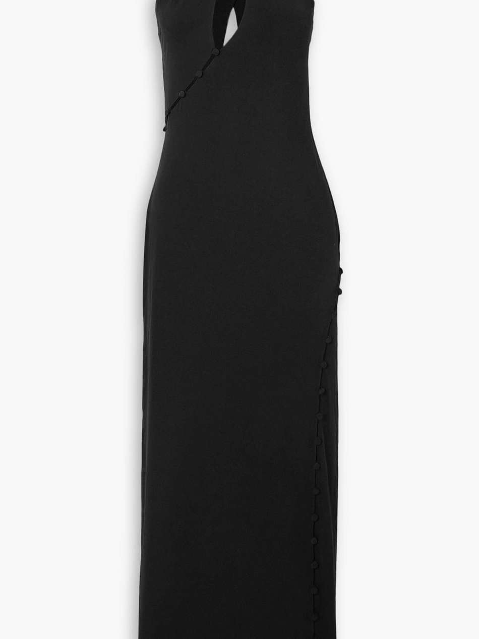 cutout stretch-jersey maxi dress