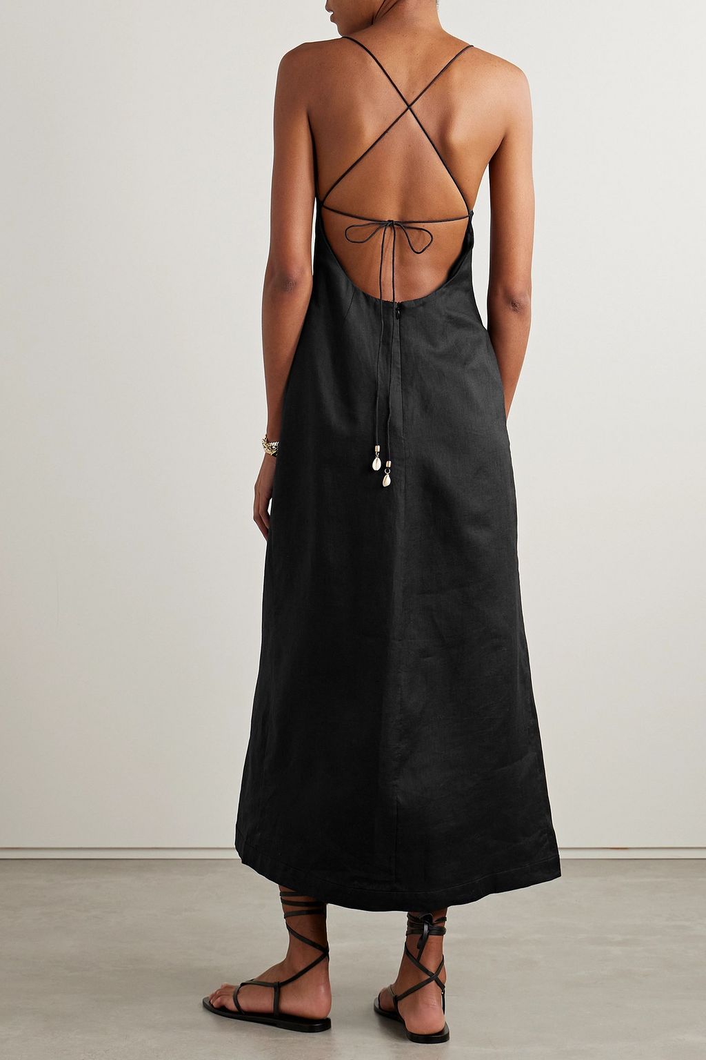 ZIMMERMANN Halcyon linen midi dress