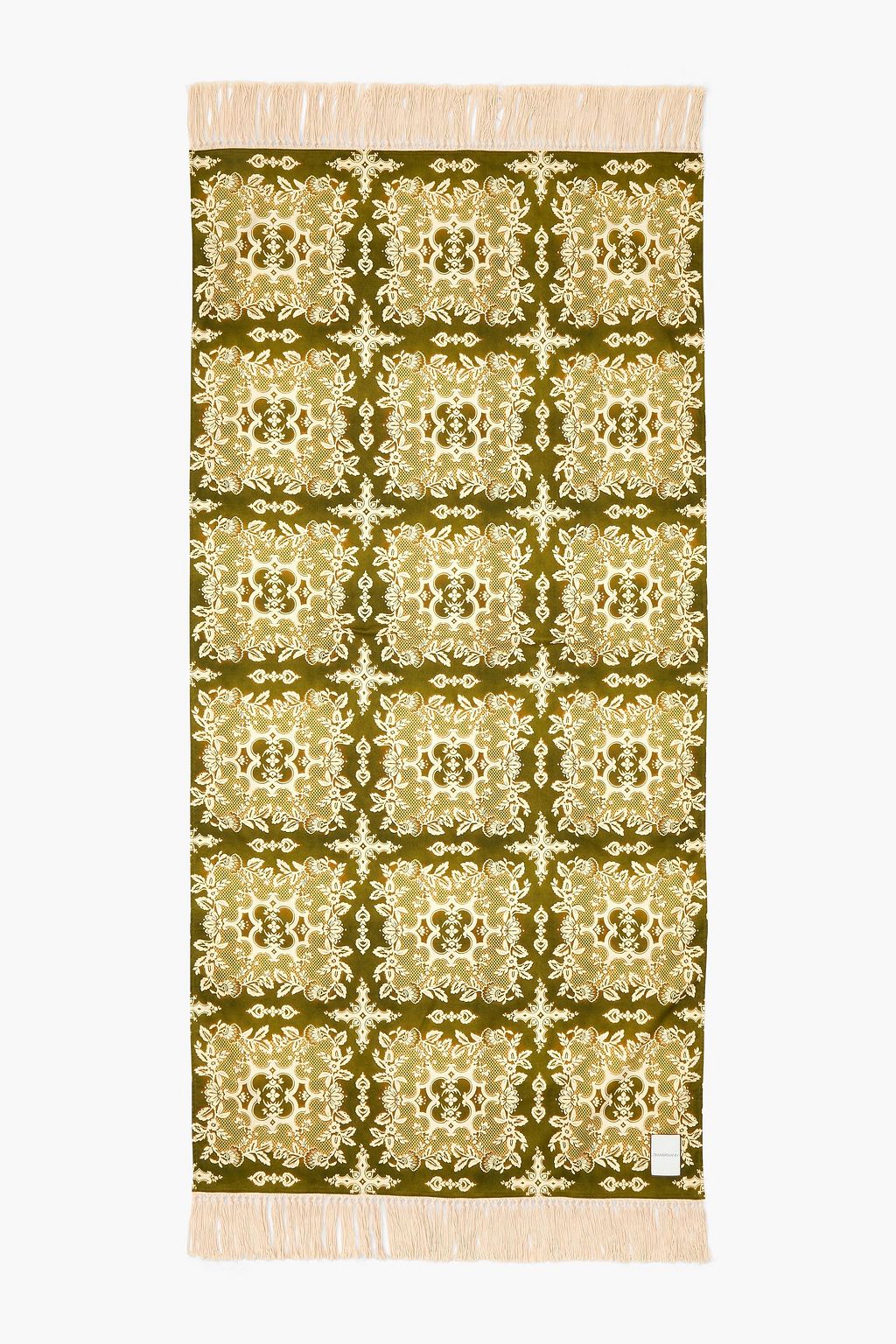 ZIMMERMANN Tasseled printed cotton-terry towel