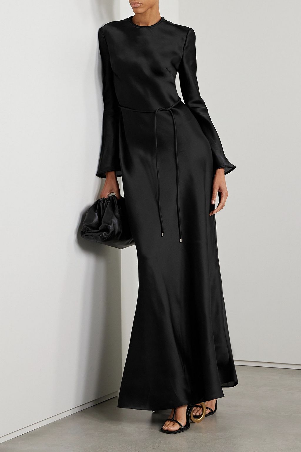 ZIMMERMANN Luminosity belted floral-print silk-satin maxi dress