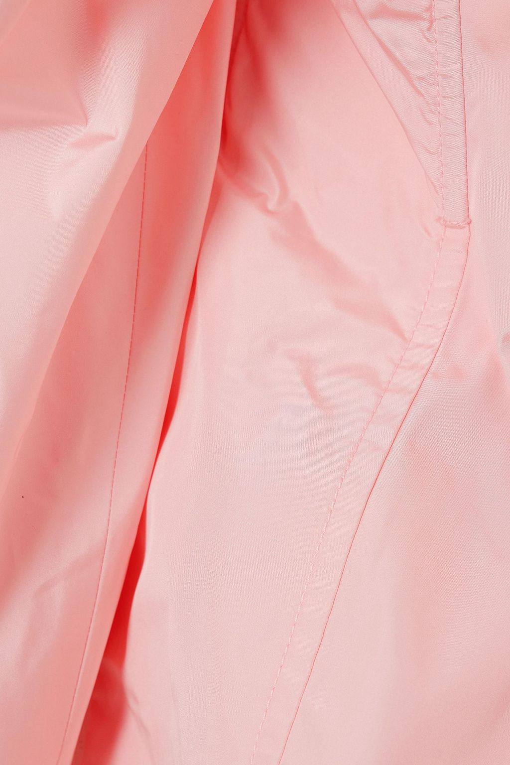 JACQUEMUS 오프숄더 개더 태피터 미니 드레스