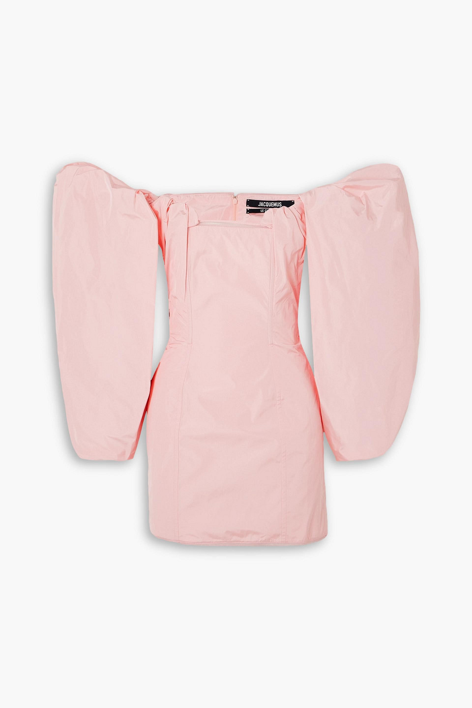 Jacquemus La Robe Taffetas Mini Dress In Baby Pink