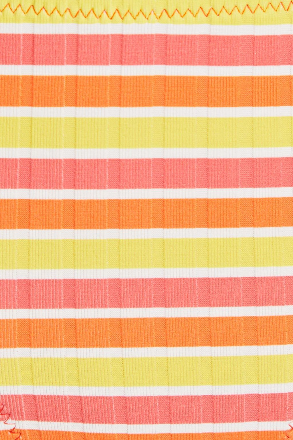SOLID & STRIPED قطعة بيكيني سفلية "ذي رايتشل" بخصر منخفض الارتفاع وتصميم مخطط ومضلّع