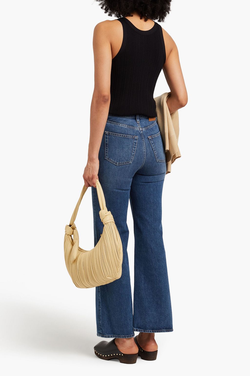 TOTEME High-rise bootcut jeans