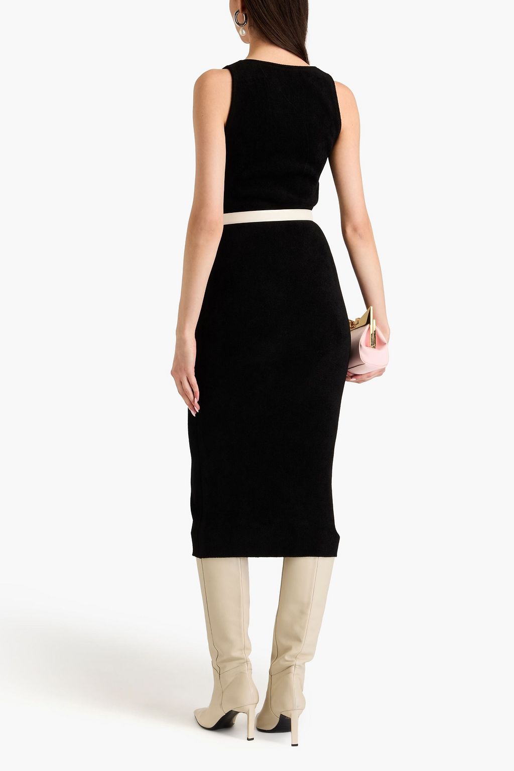 PHILOSOPHY DI LORENZO SERAFINI Chenille midi dress