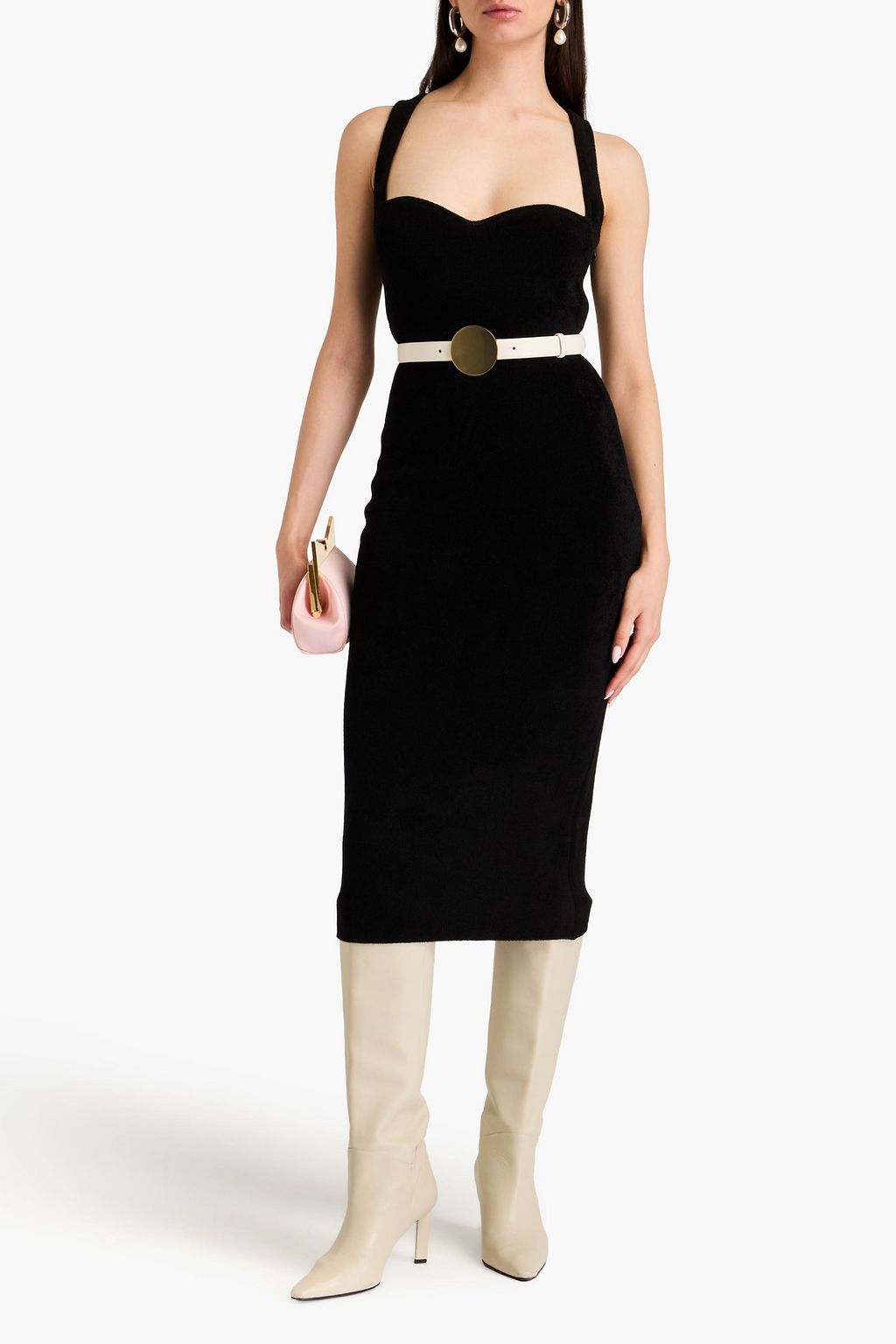 PHILOSOPHY DI LORENZO SERAFINI Chenille midi dress